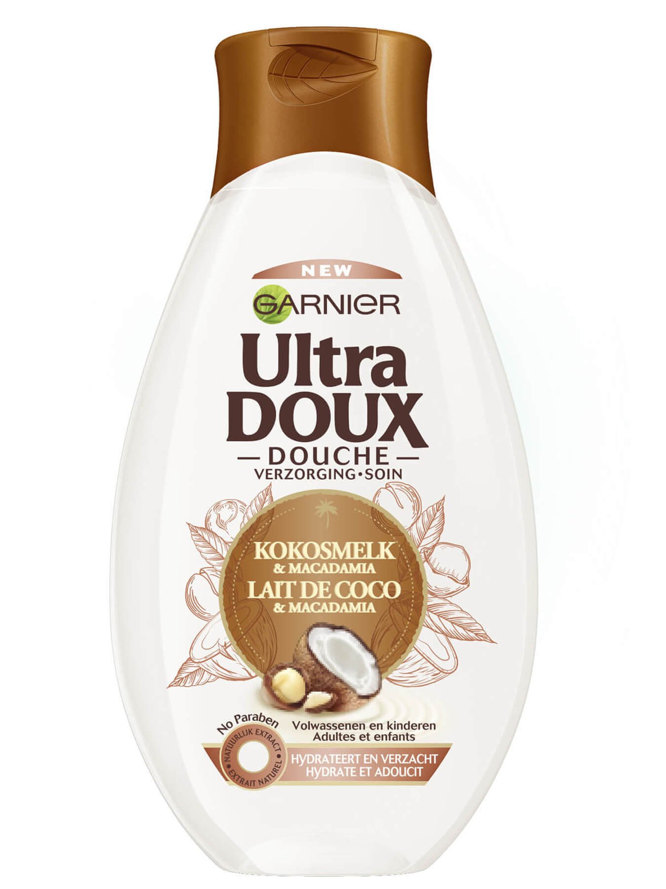Gel Douche Lait de Coco & Macadamia Garnier Ultra Doux