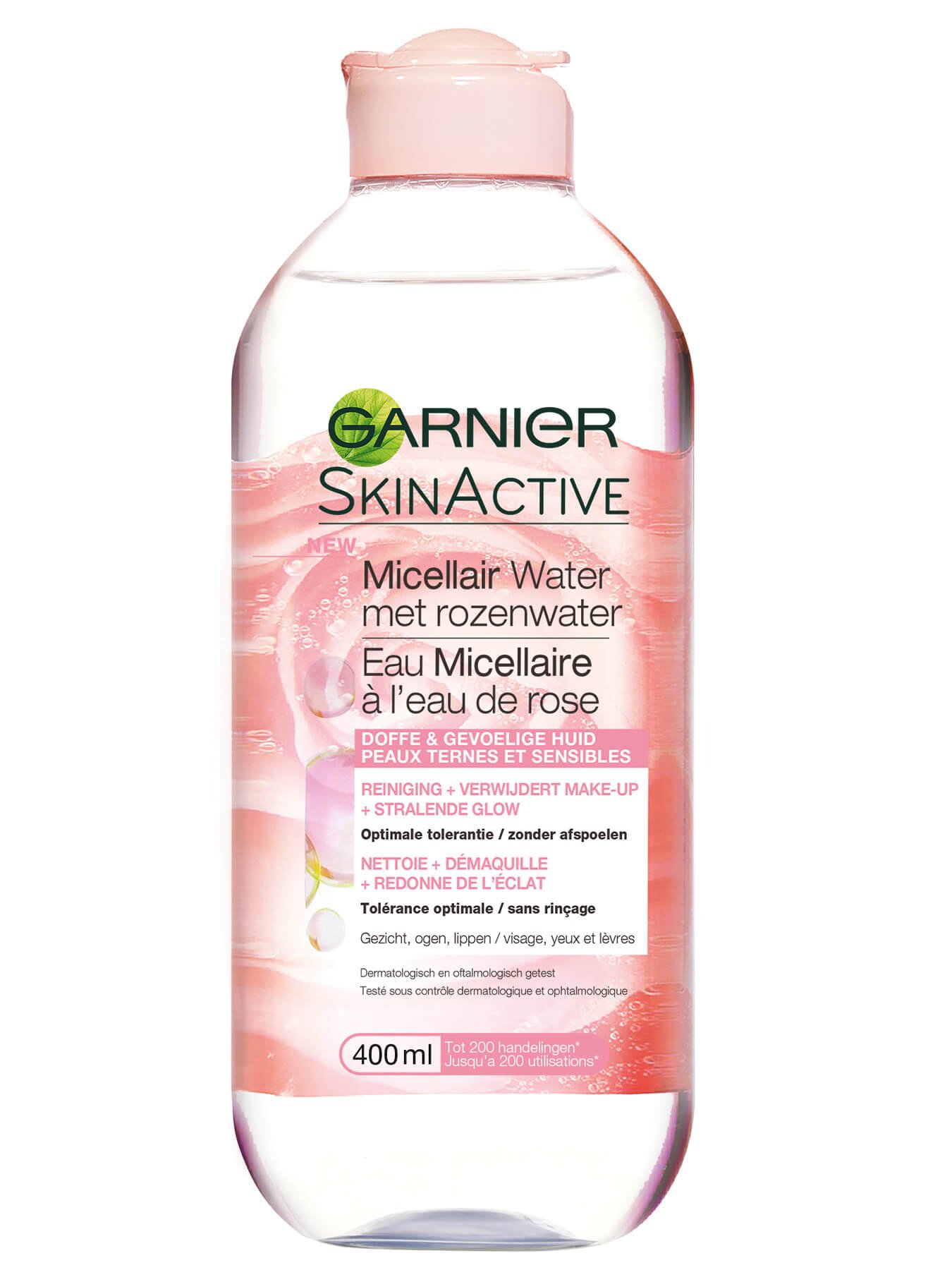 Micellair water met rozenwater - doffe en gevoelige huid
