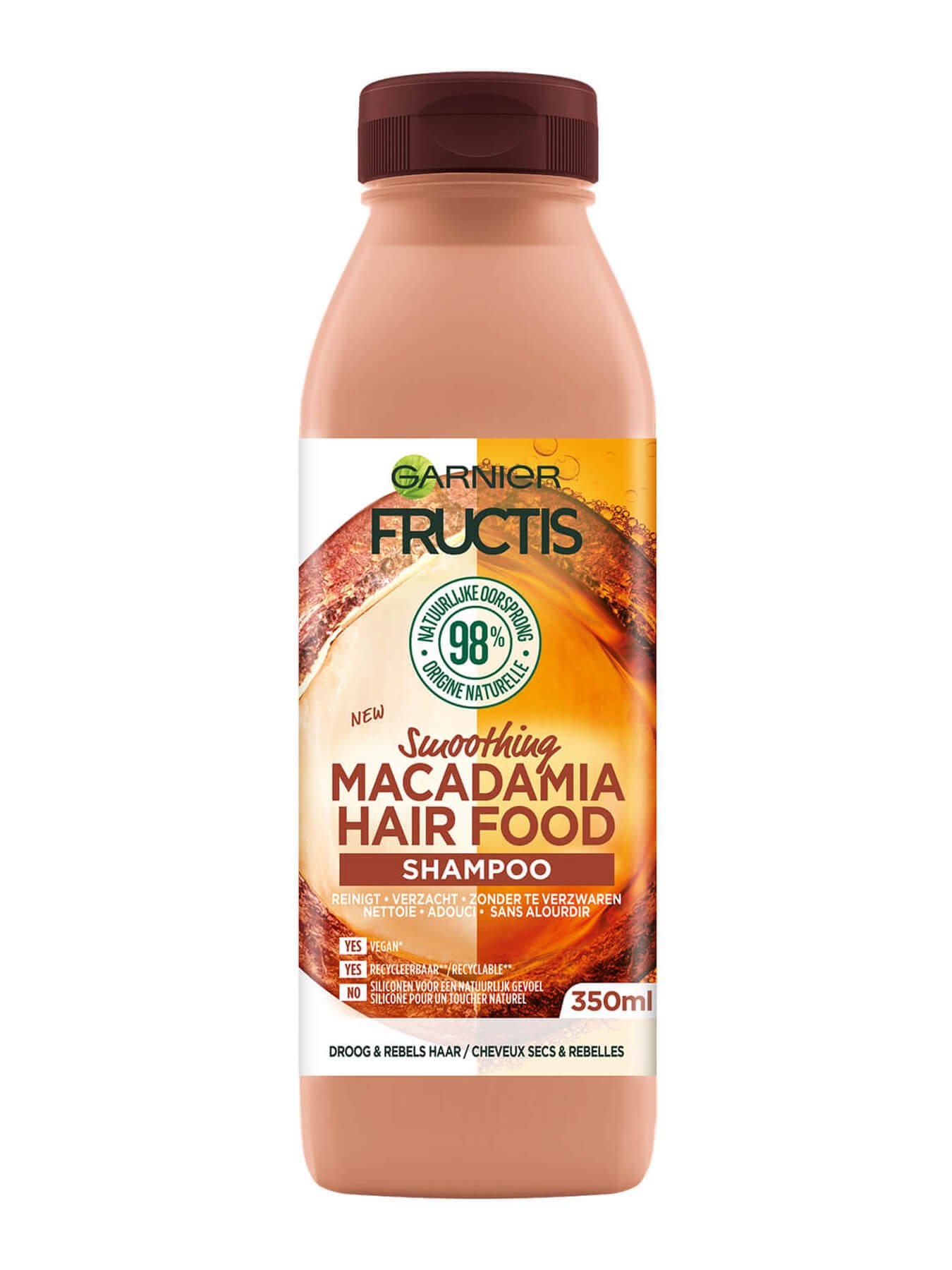FRUCTIS HAIRFOOD SMOOTHIE MACADAMIA SHAMPOO BIL