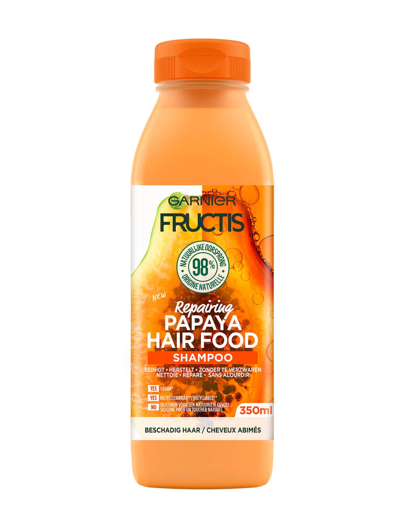 FRUCTIS HAIRFOOD SMOOTHIE PAPAYA SHAMPOO BIL