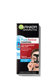 Touhou Een hekel hebben aan tunnel Pure Active peel off masker met houtskool | Garnier SkinActive