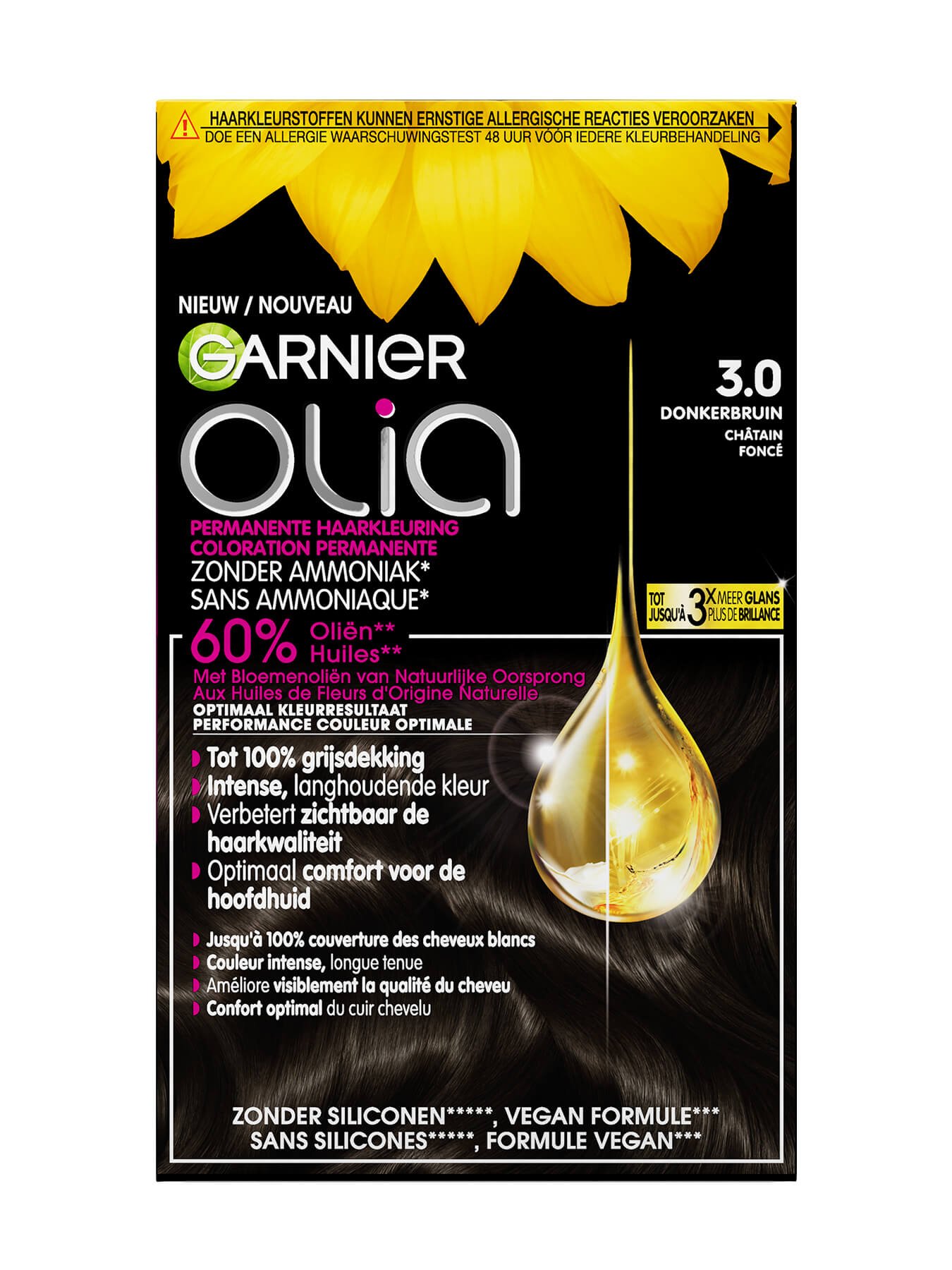 Garnier Olia 3.0 Bruinzwart Haarkleuring | Garnier Olia, image size:1350x1800