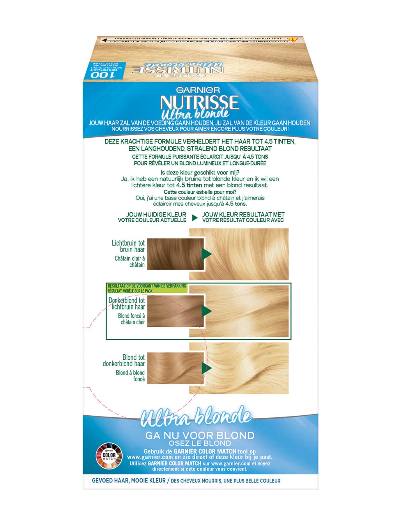 GAR Nutrisse Reno 2020 100 Zeer Zeer Licht Natuurlijkblond back