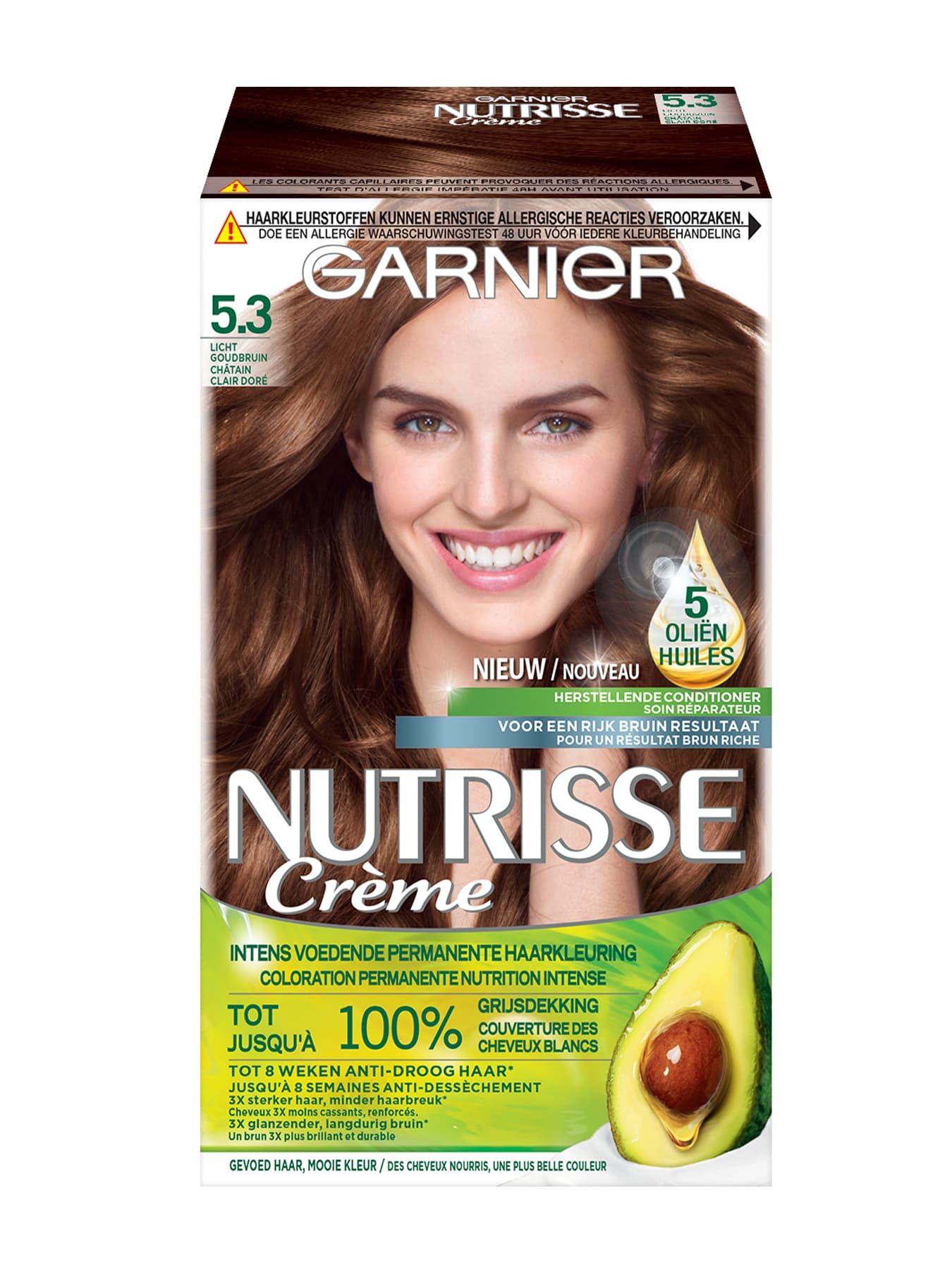 Nutrisse Creme 5.3 licht goudbruin