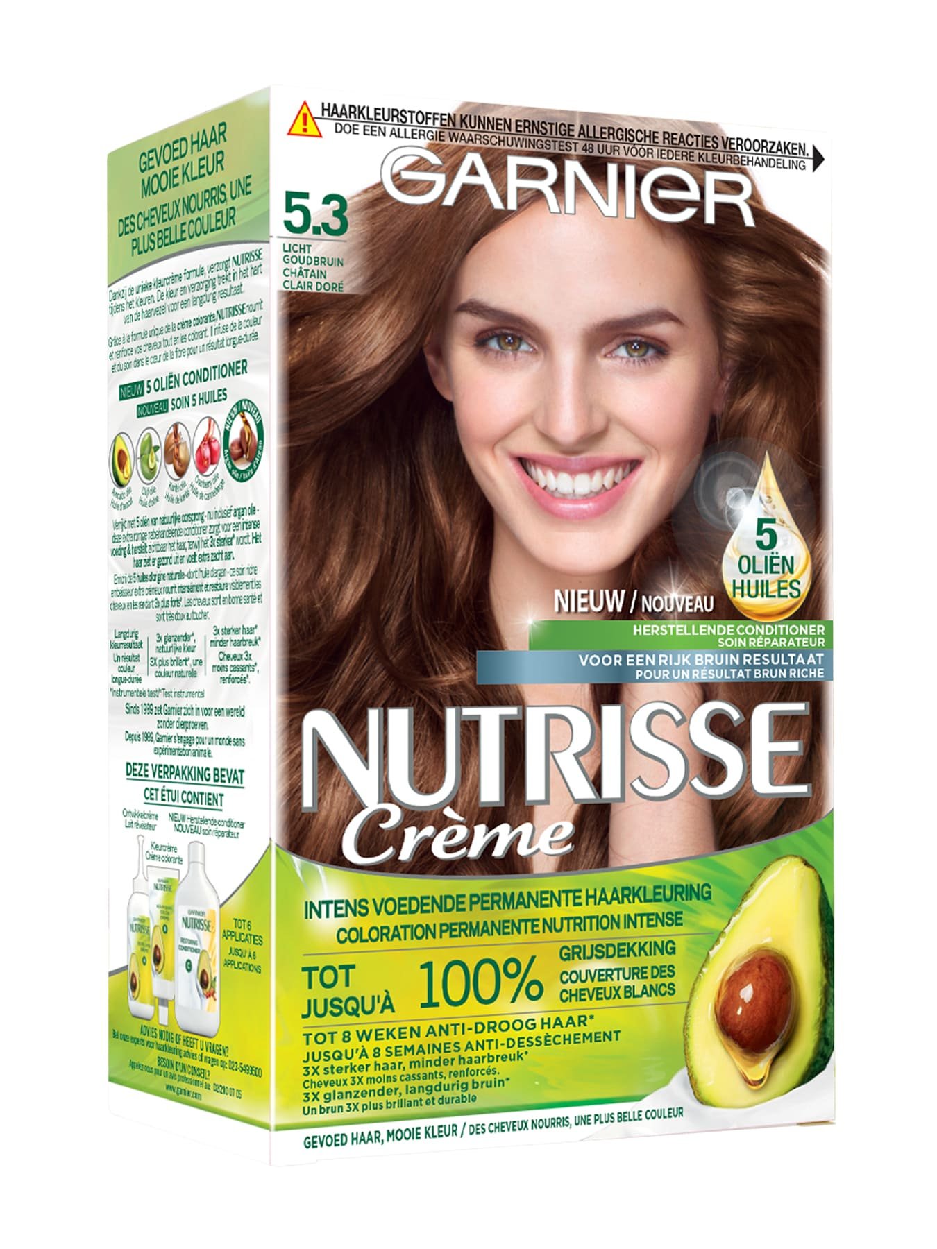 Nutrisse Creme 5.3 licht goudbruin