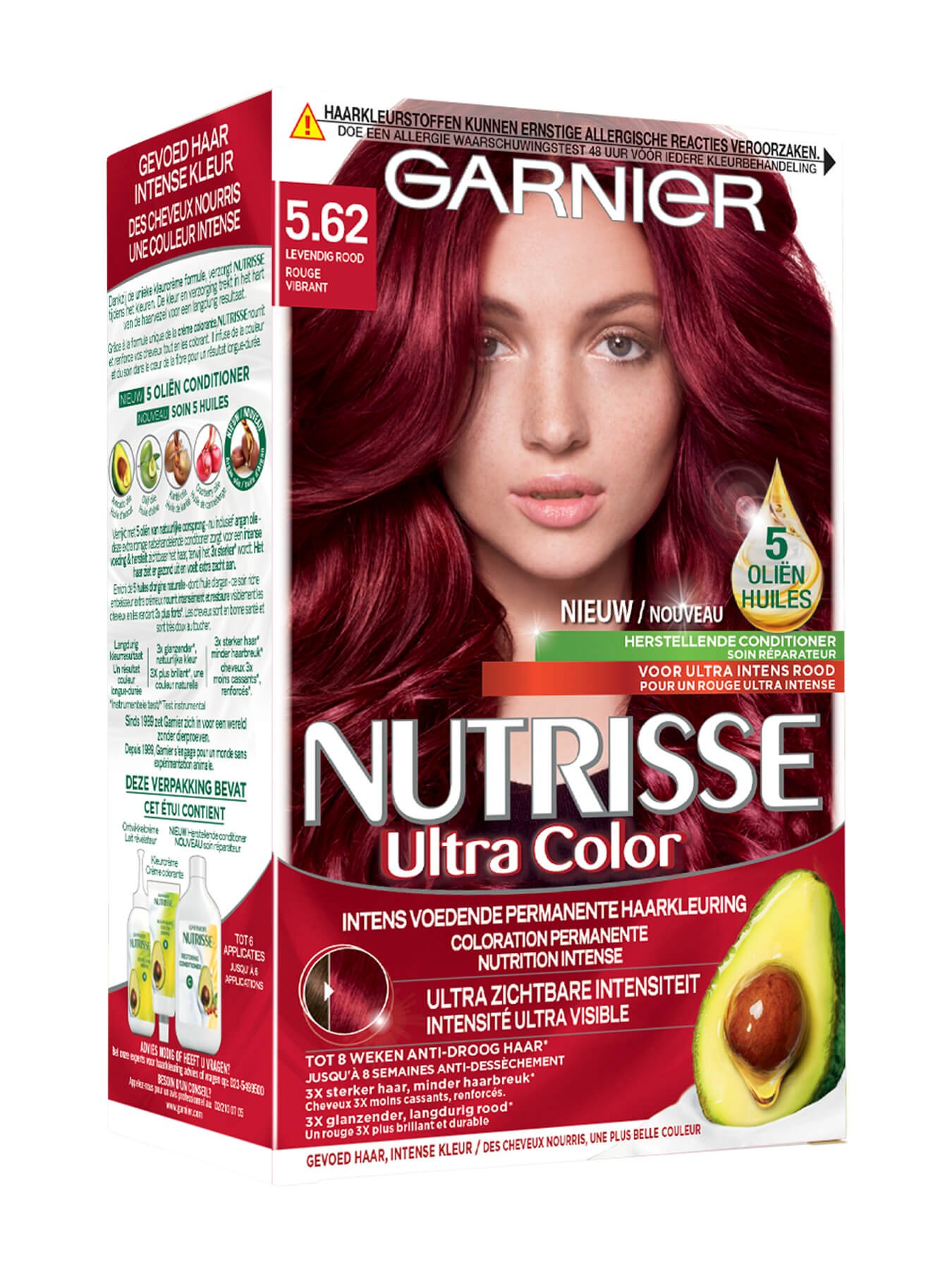 Nutrisse Ultra Color 5.62 levendig rood 