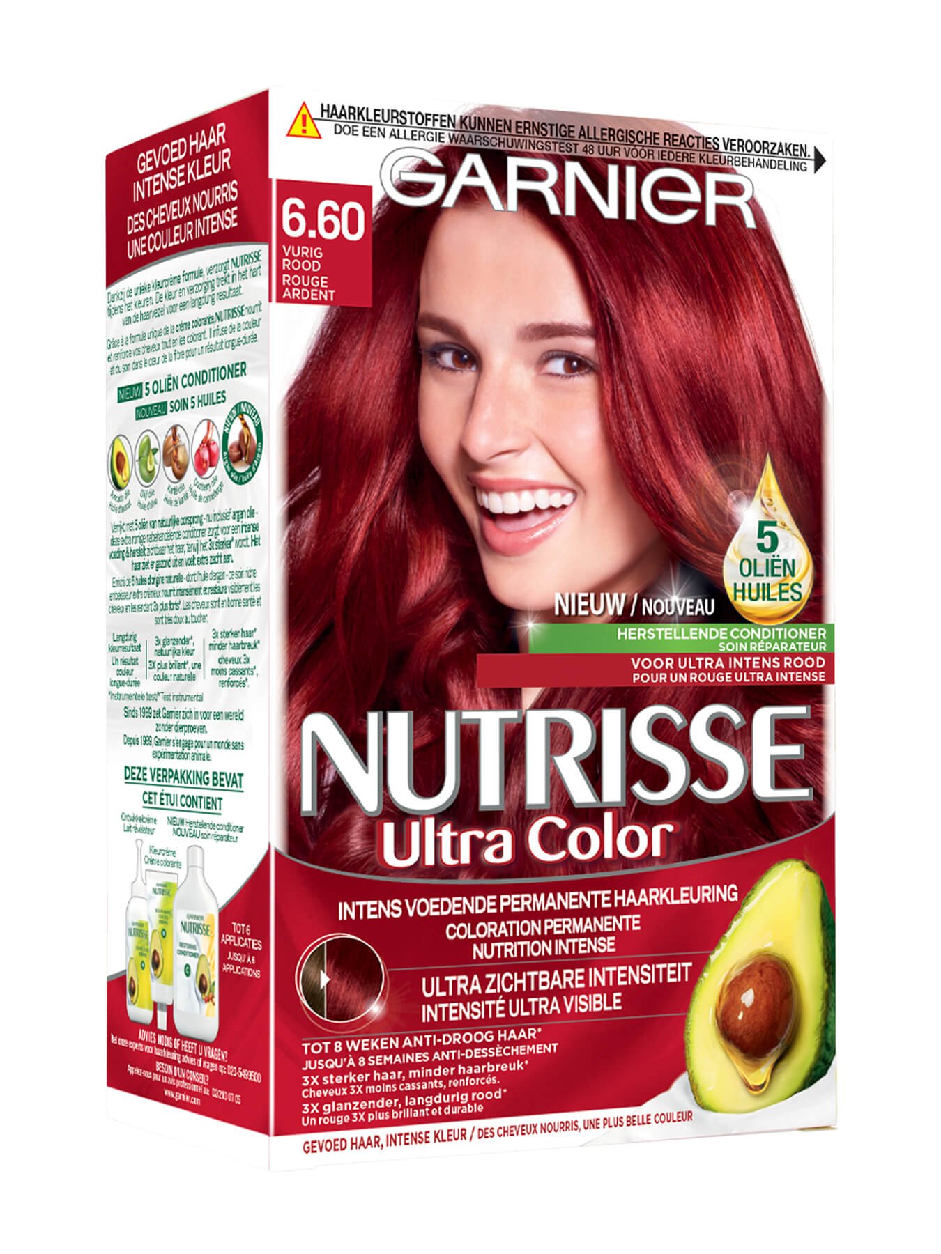 Nutrisse Ultra Color 6.60 vurig rood