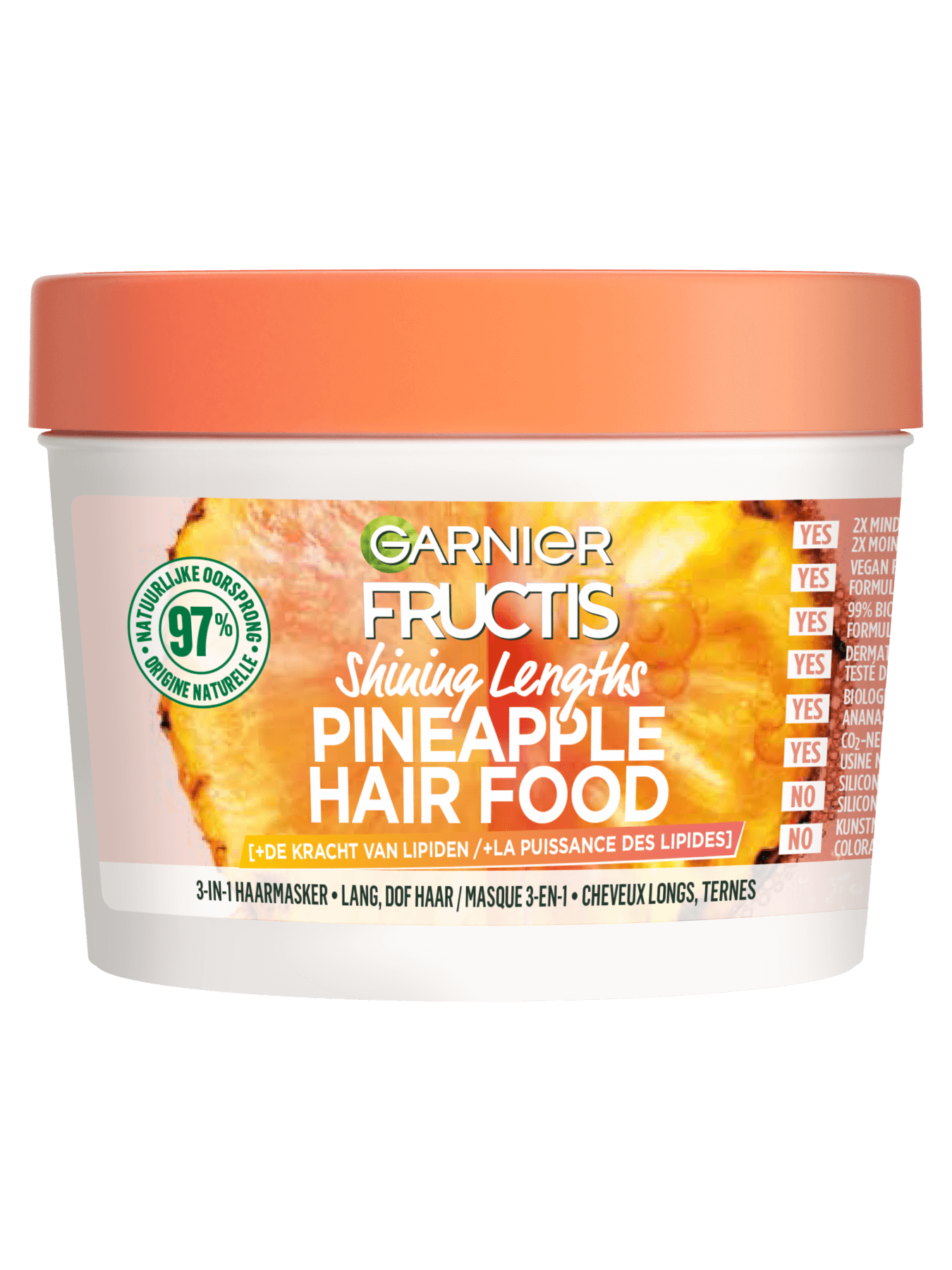 GAR Haircare Fructis Hairfood Mask Pineapple B350 pack front 23jpg