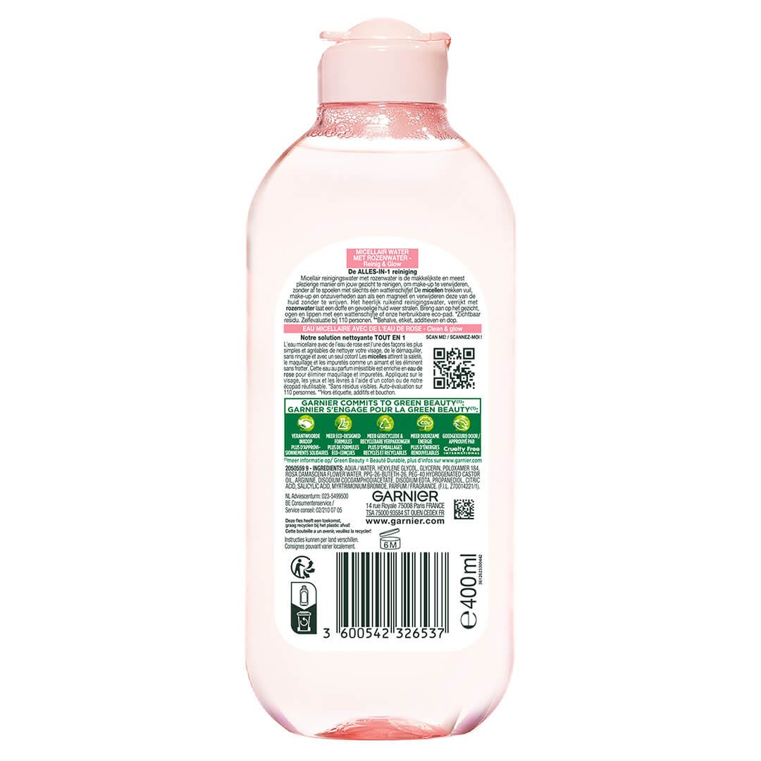 GAR Micellair Reiningingswater Rose 400ml 3600542326537 02