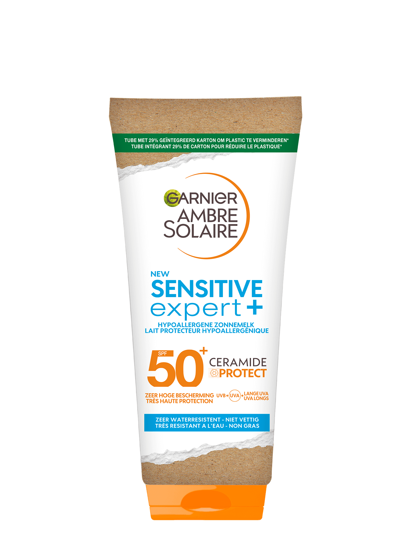 GAR Ambre Solaire Eco SensitiveExpert Tube spf50 175ml 3600542520355 front 1350x1800