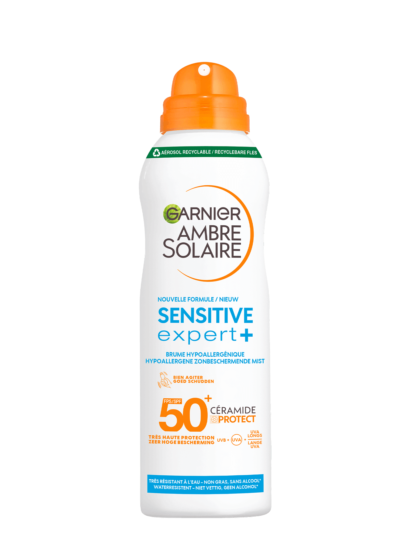 GAR Ambre Solaire SensitiveExpert Mist spf50 150ml 3600542513005 front 1350x1800