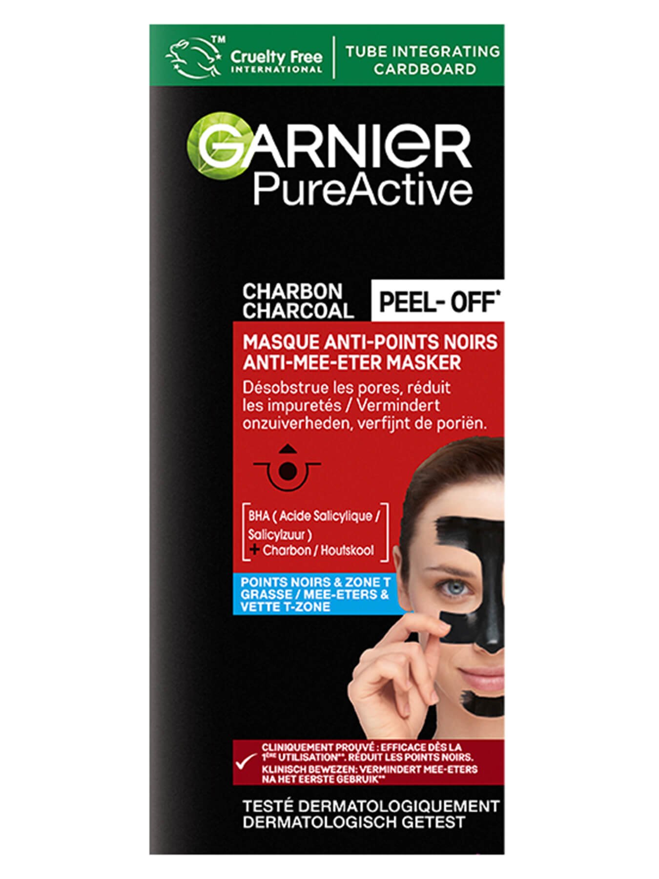 charcoal peel off masker