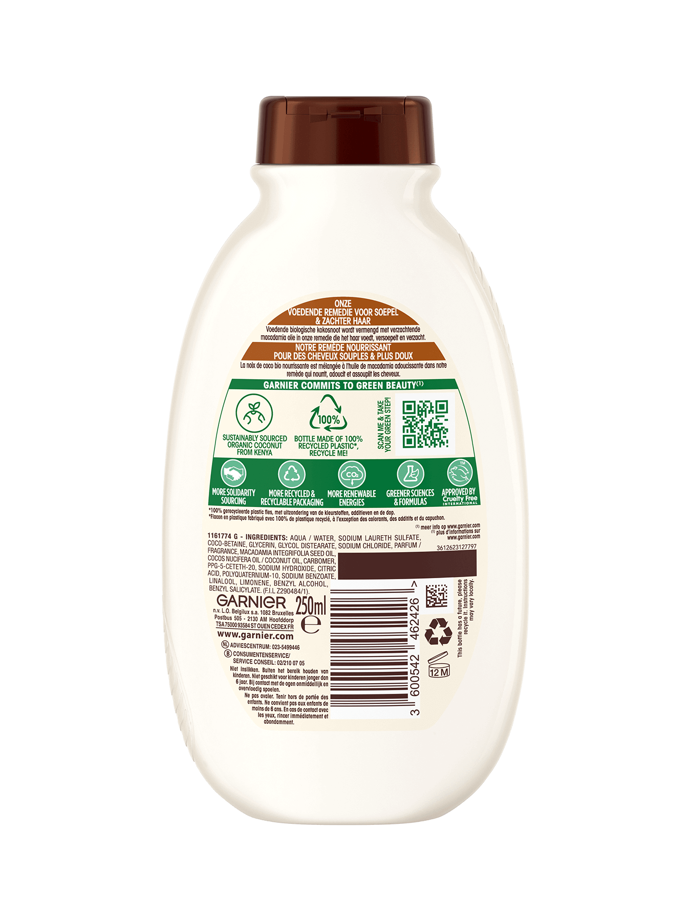 Garnier Hair Care UDX COCO MILK SHP B250 135 3600542462426 A8N1 BACK P 1350x1800