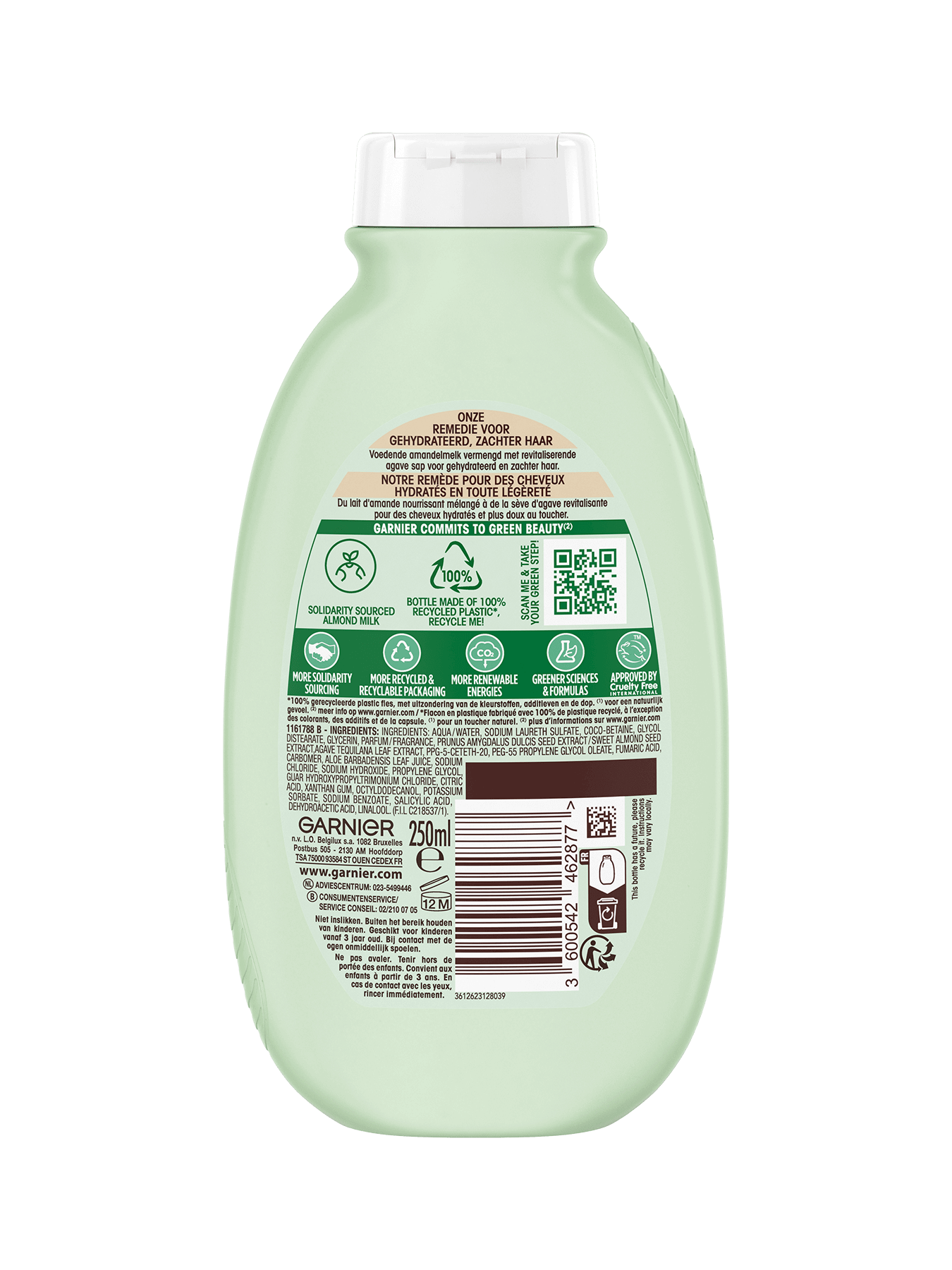 Garnier Hair Care UDX LT AMANDE SHP B250 135 3600542462877 A8N1 BACK P 1350x1800