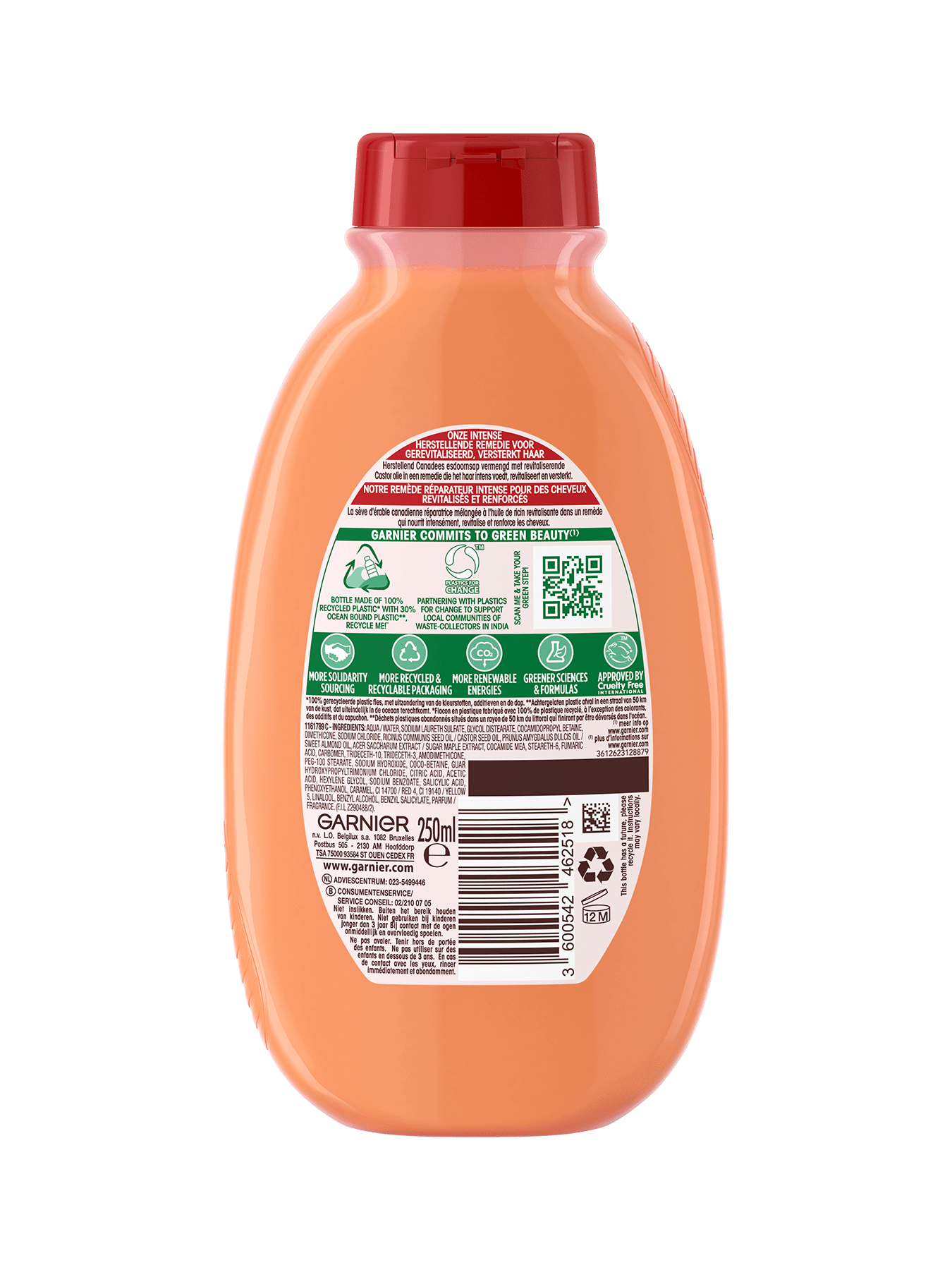 Garnier Hair Care UDX RICIN REGULAR SHP B250 135 3600542462518 A8N1 BACK P 1350x1800