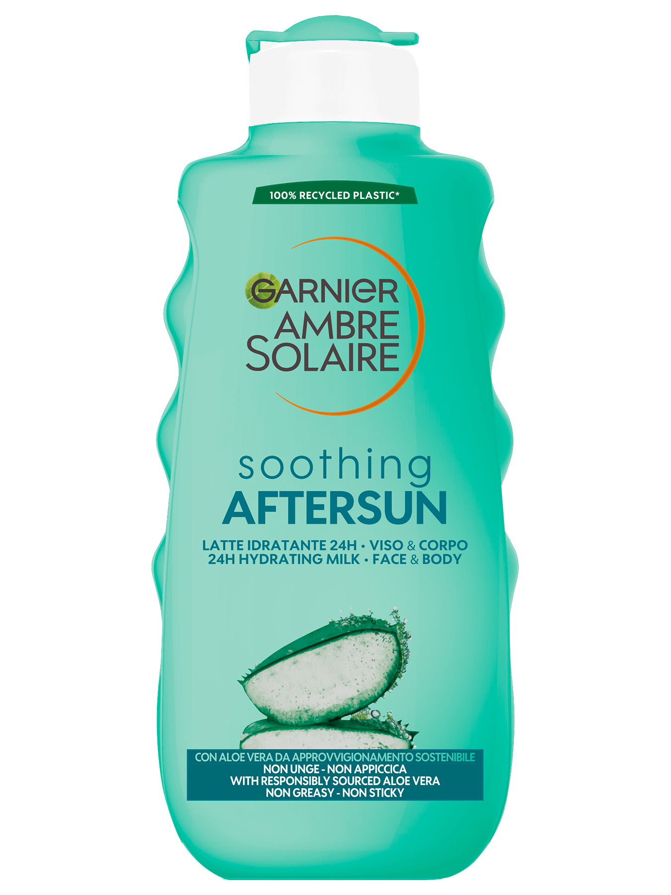 GAR Ambre Solaire Soothing AfterSun Melk 200ml 2021 front 3000x3000px (1)