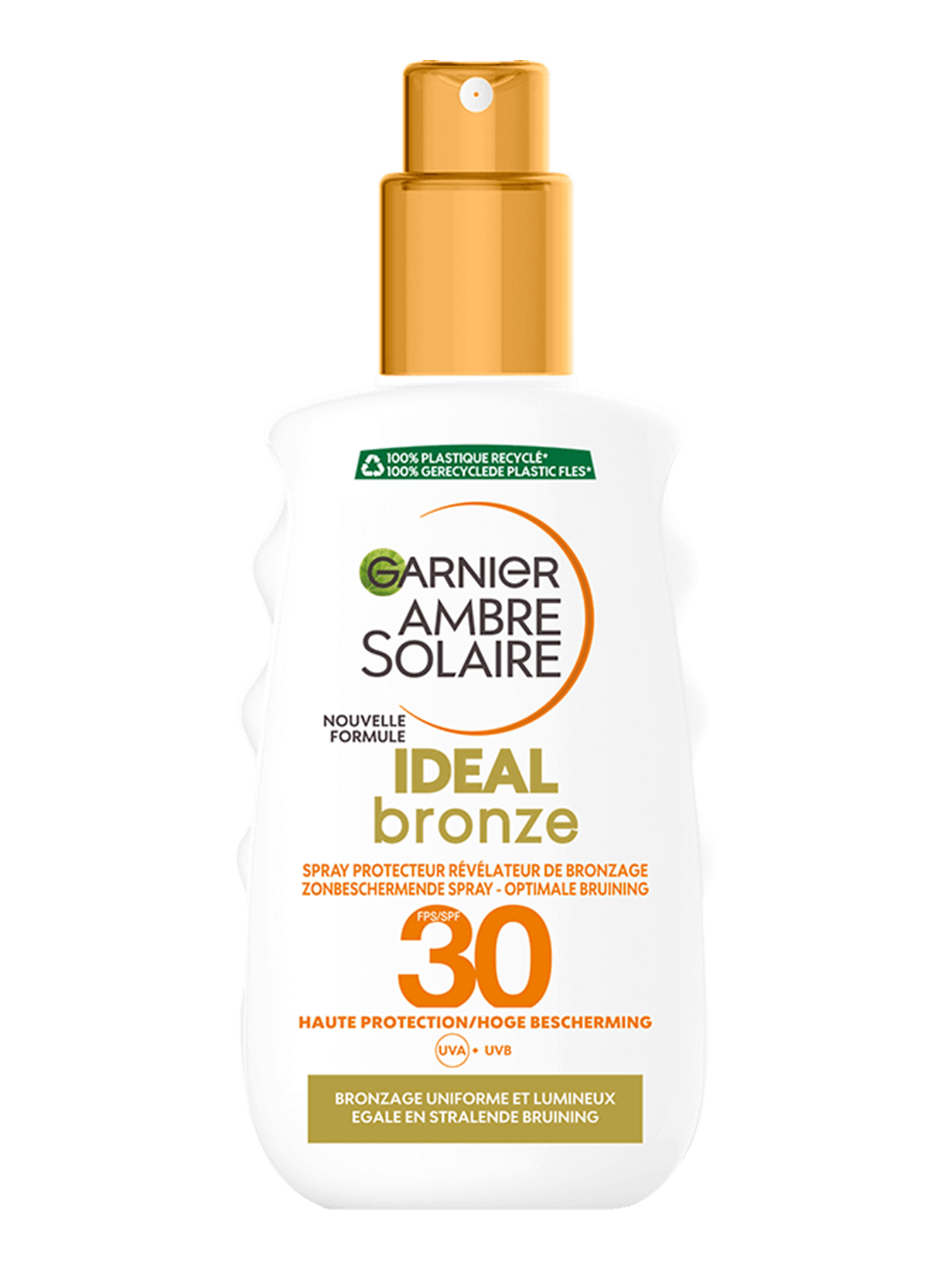 GAR Ambre Solaire Ideal Bronze Spray spf30 200ml 2021 front (1)