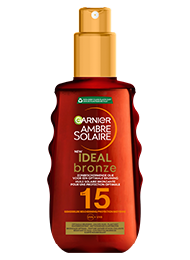 GAR Ambre Solaire Ideal Bronze Olie Spray spf15 150ml 2021 front 3000x3000px s